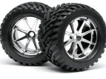 HPI SAVAGE BLAST WHEEL CHROME (115X70MM) pair 3257